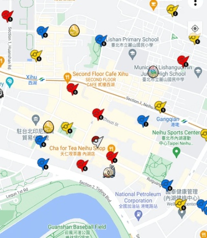 Catch rare Pokémon in person