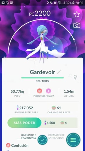 Mega Gardevoir using fairy moves
