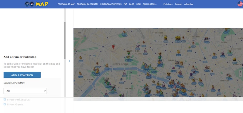 Players locate Pokémon on updated maps