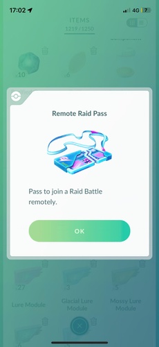 Pokémon raid battle screen