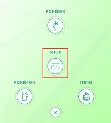 Shop section navigation
