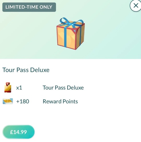 pokemon go tour pass deluxe