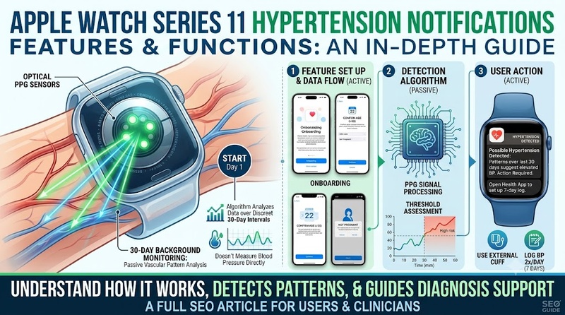 Apple Watch detects high blood pressure signs