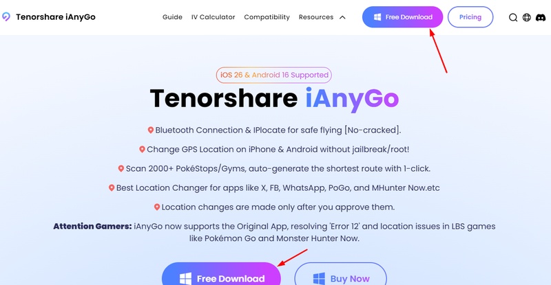 تنزيل برنامج Tenorshare من الموقع