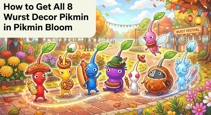 Freshly baked Pikmin-shaped pretzel snacks