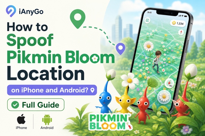 GPS spoofing for Pikmin Bloom exploration