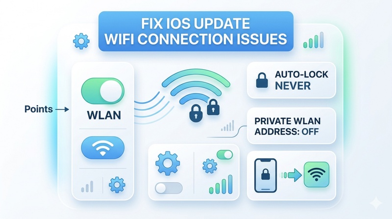 iOS update causes Wi-Fi connection issues
