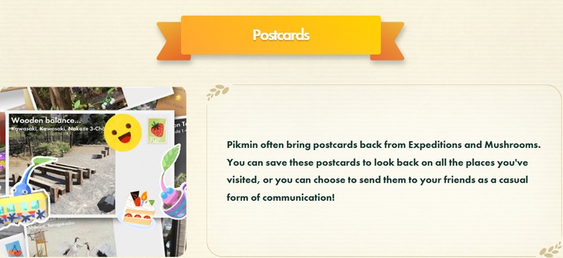 People exchanging postcards