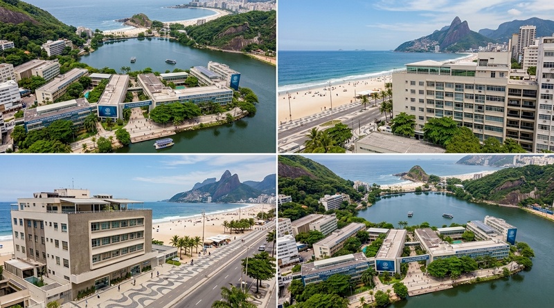 Rio coordinates and popular walking areas