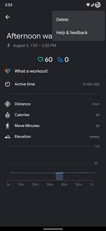 Settings menu showing Tracking preferences