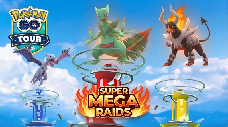 Super Mega Raids are cooperative battles