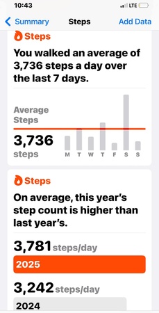 Tap the Step Count option