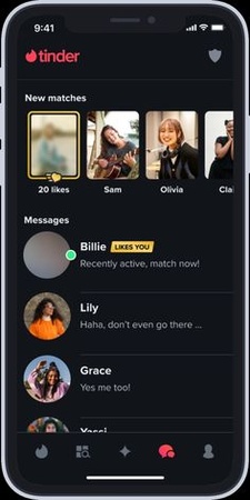 Tinder 依據位置推薦配對對象