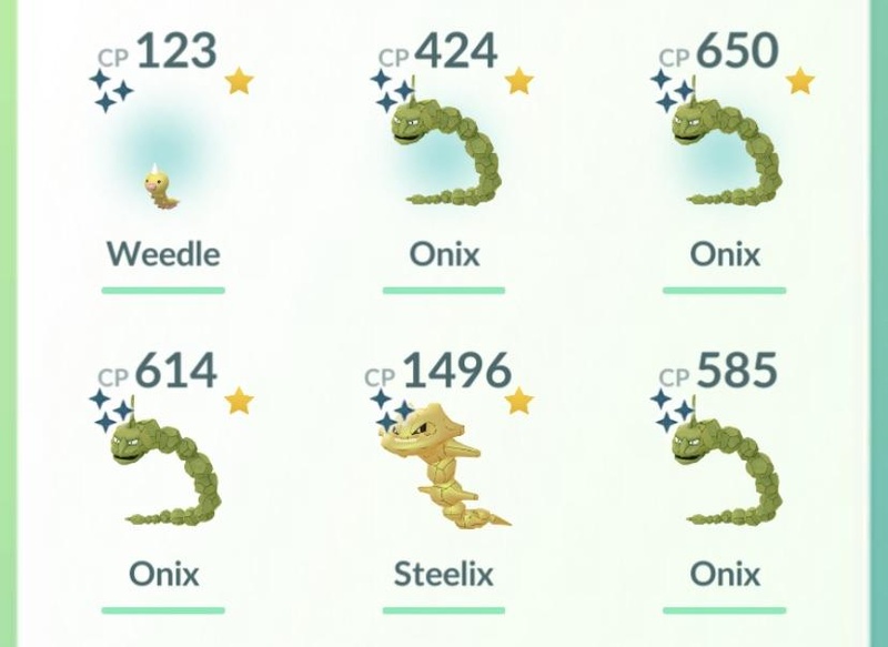 Check Onix IVs before evolving