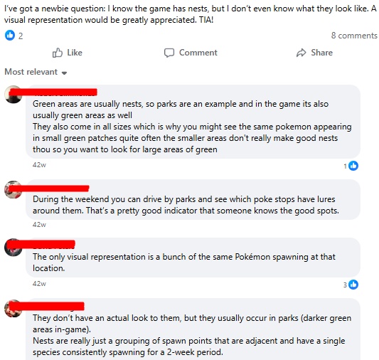 Completing a Pokédex entry