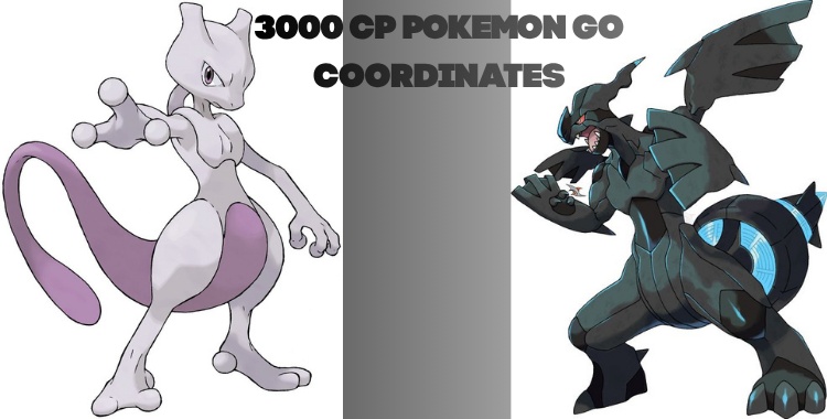 Koordinaten für Pokemon Kämpfe mit 3000 WP