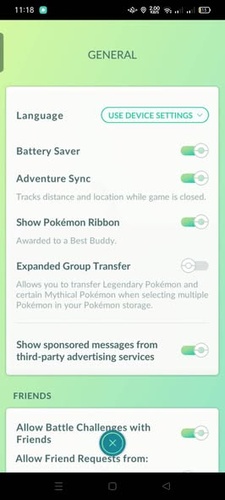 Disable weather effects enable battery saver