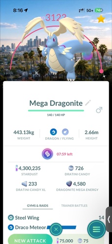 Dragonite unlocks Mega Evolution buddy energy