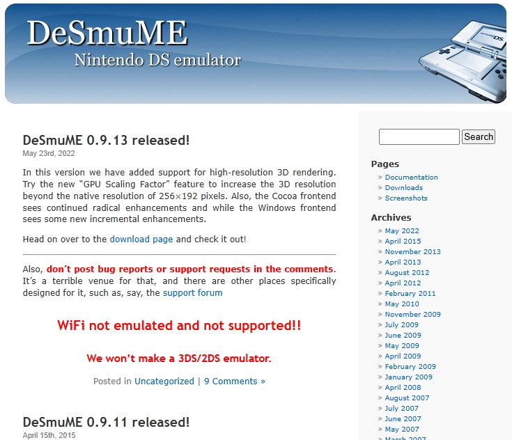 DS Emulator für Windows