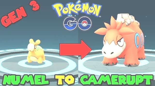 Evolving Numel to Camerupt