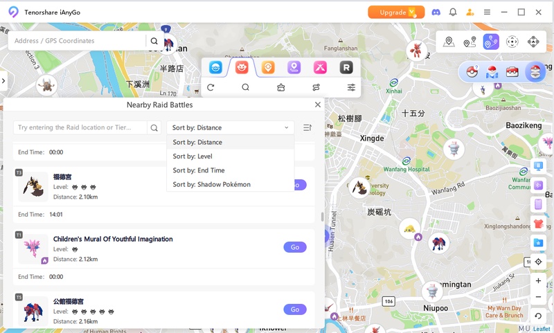 Find high-density raid locations