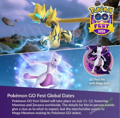Globales Pokémon GO Fest 2026 Event