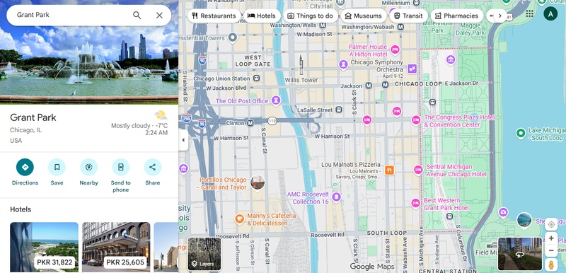 Grant Park central event park