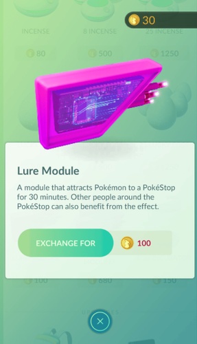 Lure attracts more Pokémon encounters