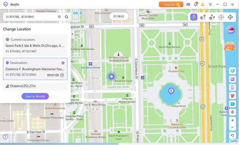 Pokémon GO joystick for event navigation