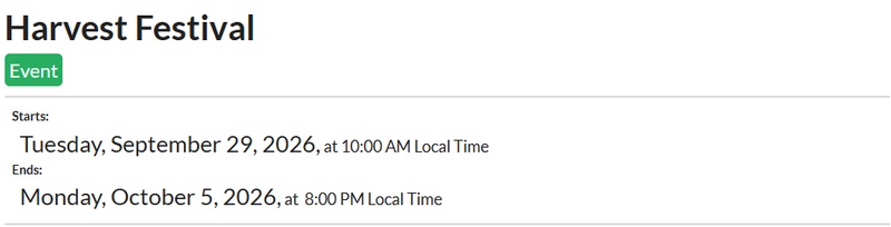 Pokémon GO September 2026 event schedule