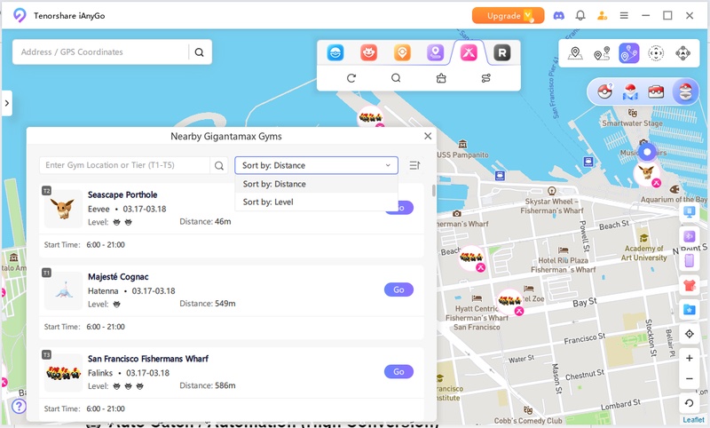 Pokémon GO Team Rocket battle finder