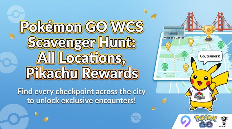 Pokémon GO WCS 2026 scavenger hunt