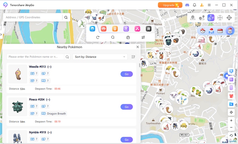 Pokémon in three-star raids