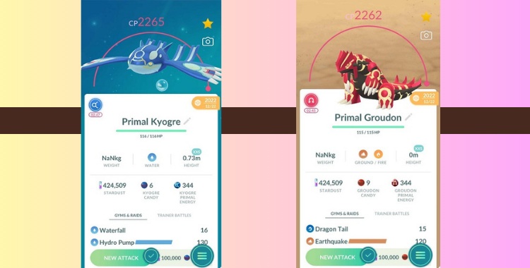 Primal Groudon Pokemon