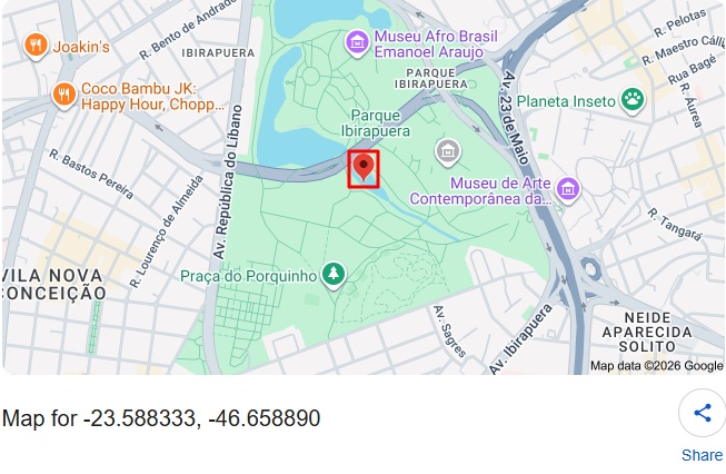 Sao Paulo geographic coordinates