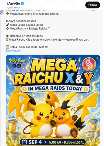September highlights Pokémon GO Mega Finale