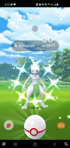 Shiny Mewtwo in rare raids
