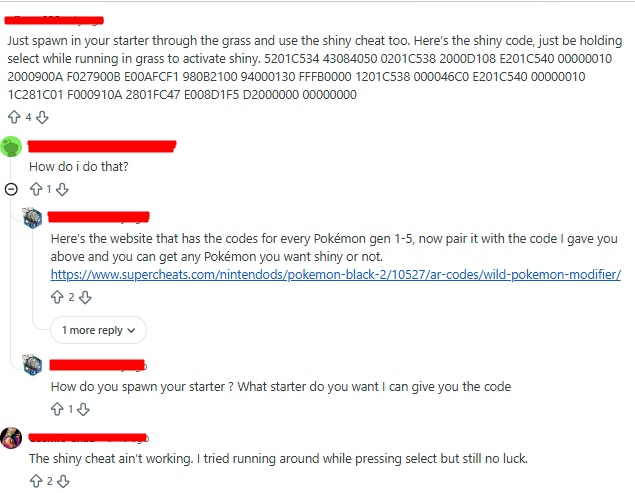 Begegnung mit Shiny Pokémon