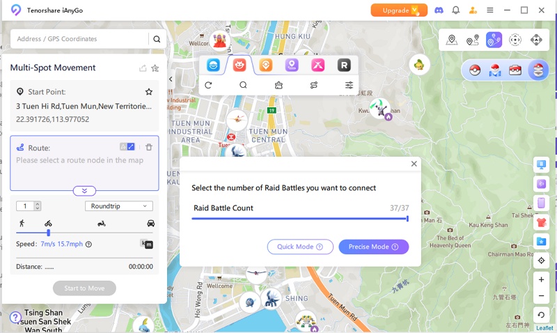 Simulate movement in Pokémon GO