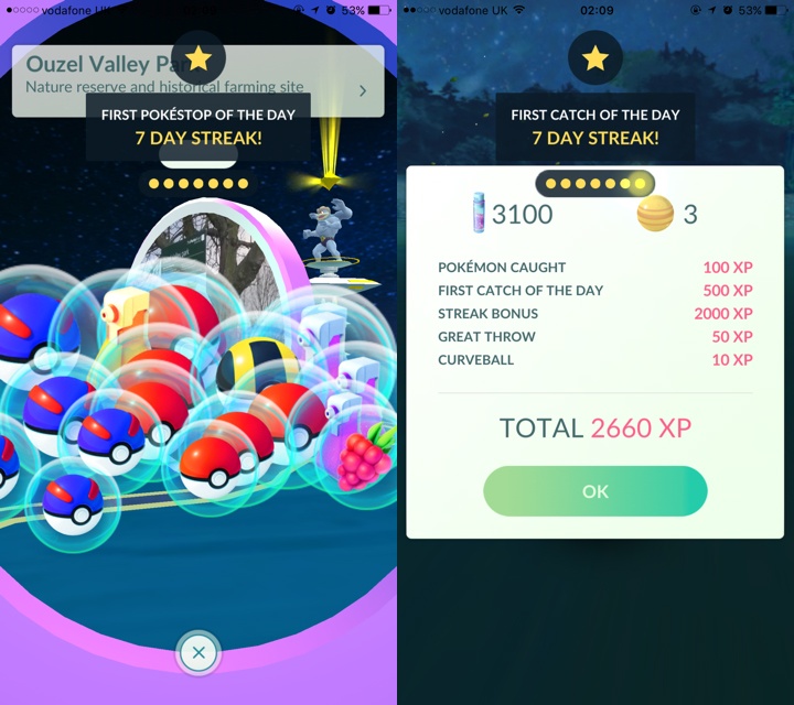 Spin PokéStop day seven bonus reward