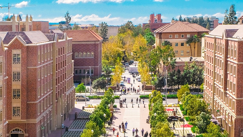 USC campus scene