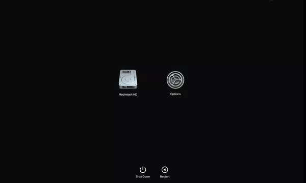 Wiederherstellungsmodus auf einem M1 Mac