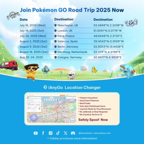 pokemon go road trip coordinates sheet