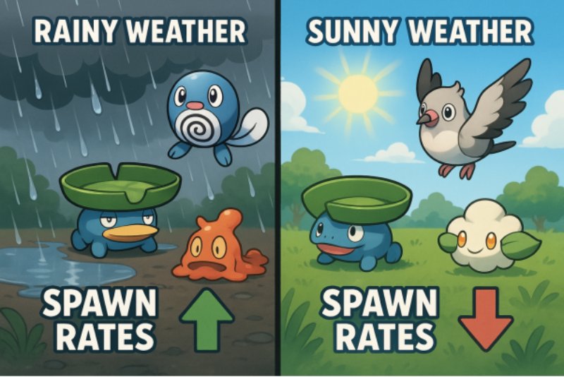 Goomy in Pokémon GO spawns