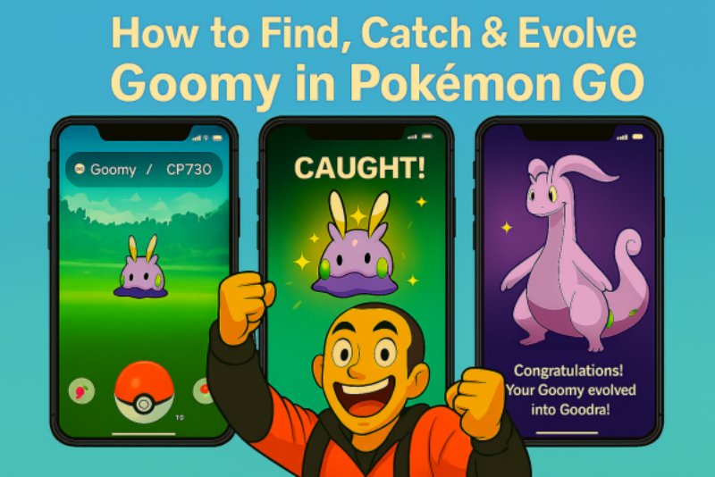 How to Find, Catch & Evolve Goomy in Pokémon GO