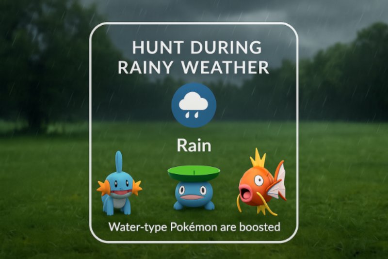 Hunt During Rainy Weather