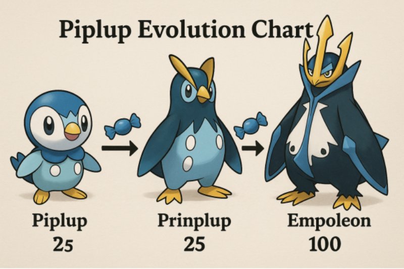 Piplup Candy for the full evolution line.